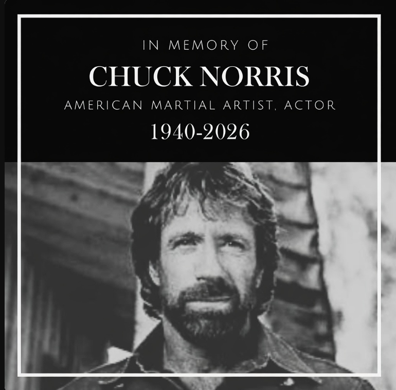 Rainmaker1973's tweet photo. Chuck Norris, actor and martial artist famous for his action films and the TV series “Walker, Texas Ranger,” has passed away at the age of 86 https://t.co/m0RmvA3oNj