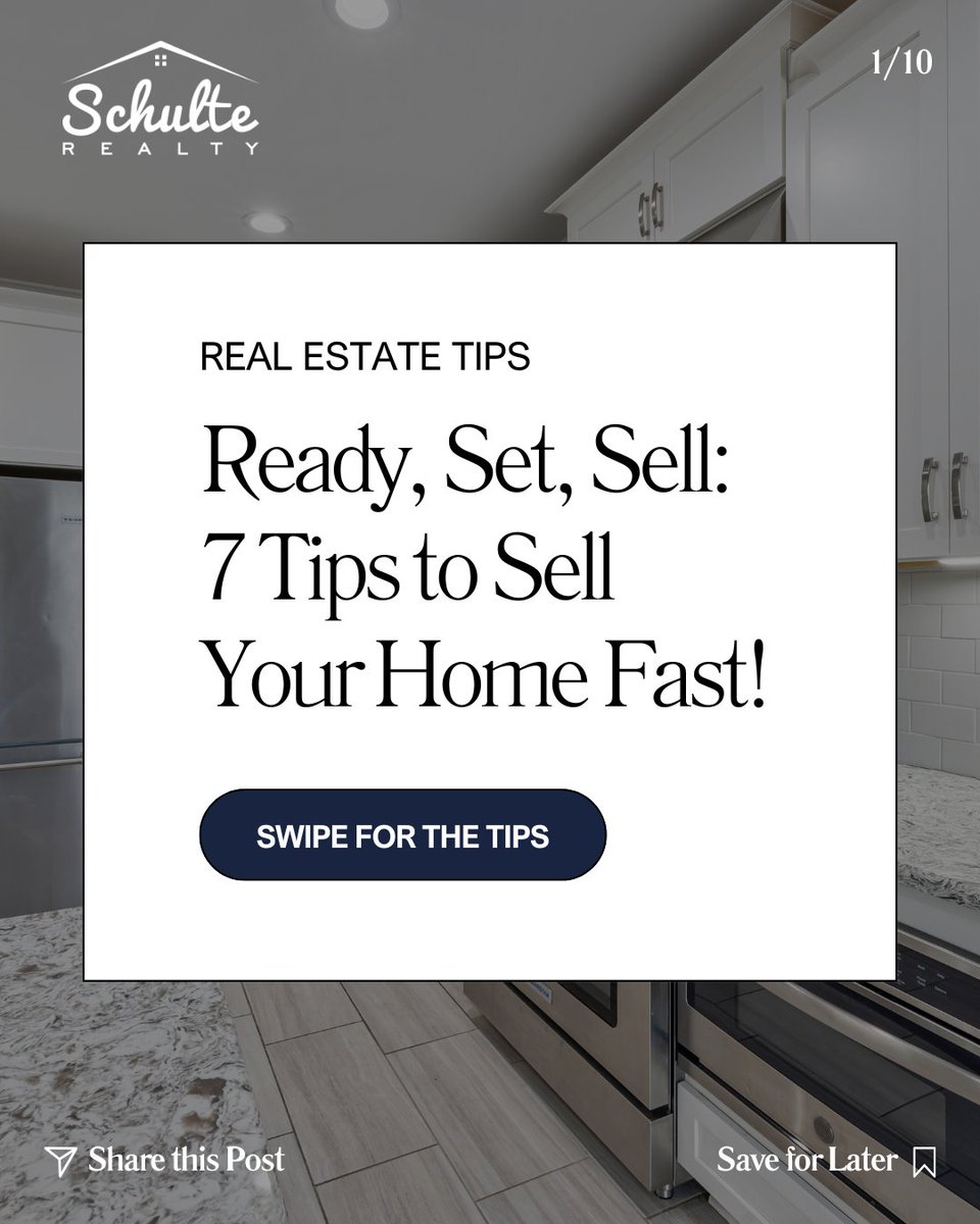 LSchulteREALTOR's tweet photo. Ready, set… let’s get your home SOLD!!!

*continuing thread*

#homesellingtips #realestatetips #sellmyhome #listingtips #homepreparation https://t.co/Yb9OWZHyvn