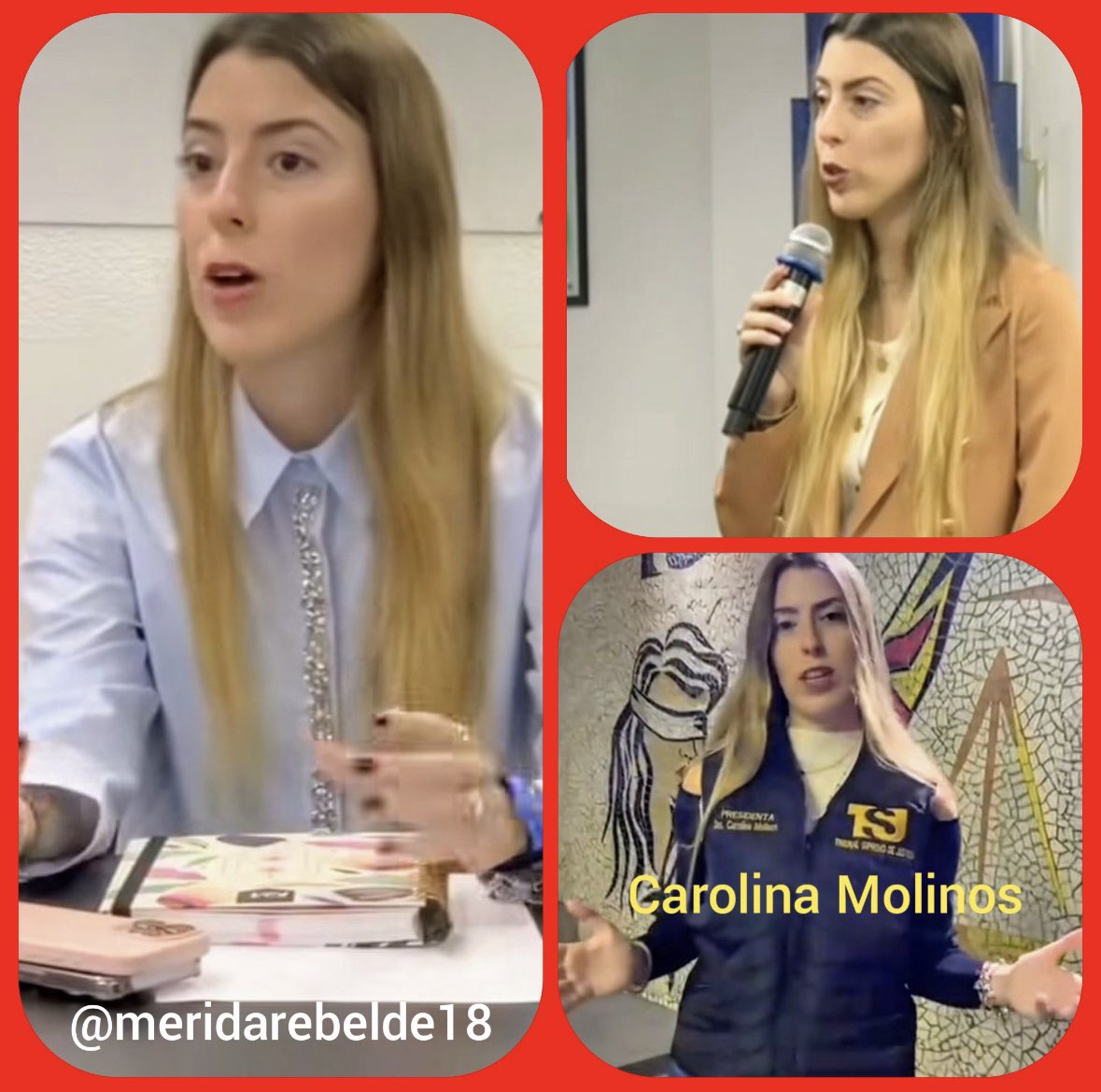 thelmafernandez's tweet photo. Está Sra que ven aquí es quien impide que a Carlos Chacín le sea otorgada una medida humanitaria por el cáncer terminal que padece, la propia Fiscalía está pidiendo la medida al igual que sus abogados, pero Carolina Molinos, Presidenta del Circuito Judicial de Caracas dice que NO https://t.co/JuCFn74EqZ