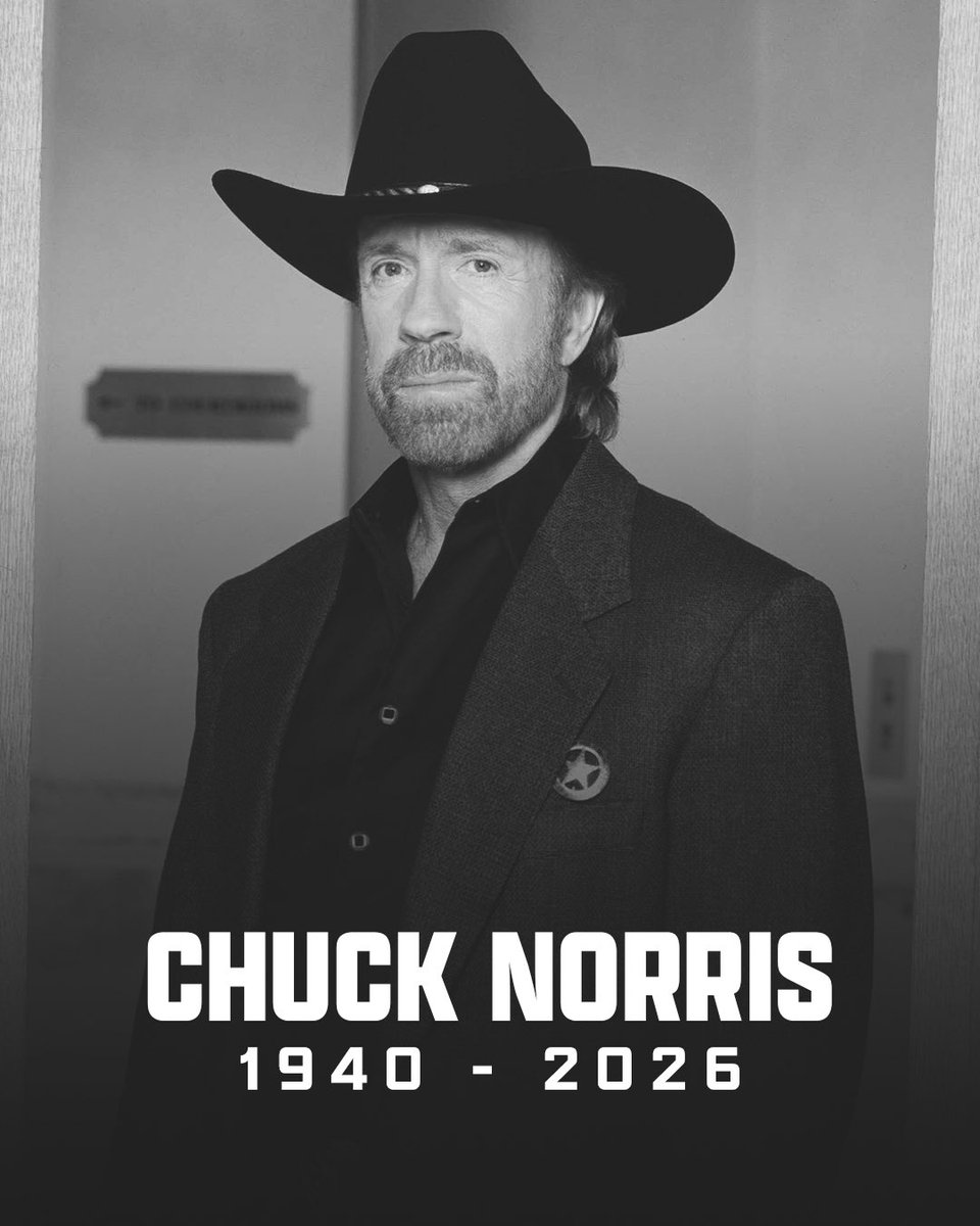 Only1Para's tweet image. BREAKING: Chuck Norris has passed away at the age of 86, per TMZ. The martial arts legend and "Walker, Texas Ranger" star leaves behind an unmatched legacy. 🕊️ #ChuckNorris #TMZ