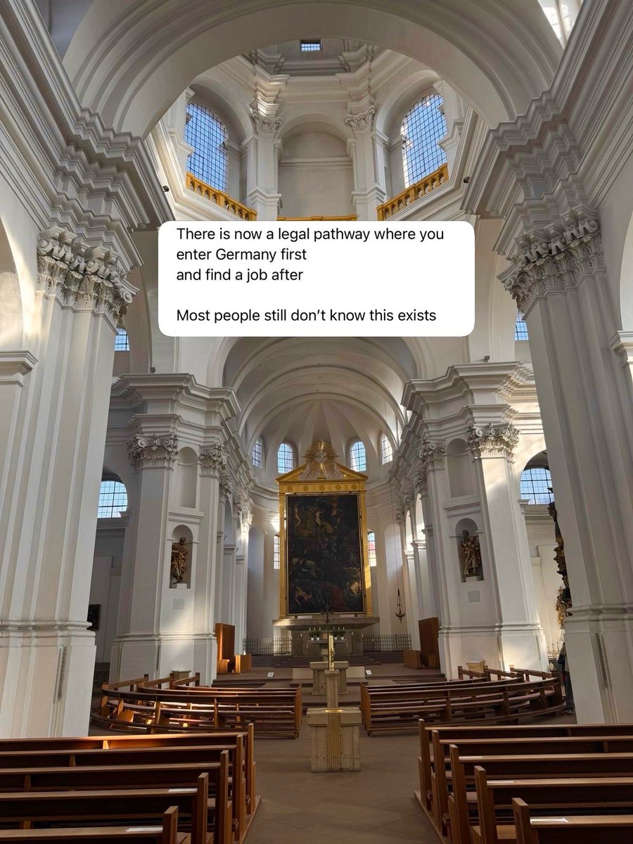 ruz_hoff's tweet image. Everyone is still applying the old way and wondering why nothing moves. Germany quietly opened a legal pathway where you don’t need to secure a job before relocating, yet most people are still stuck sending applications from abroad with no response.
#MoveToGermany
#WorkInGermany