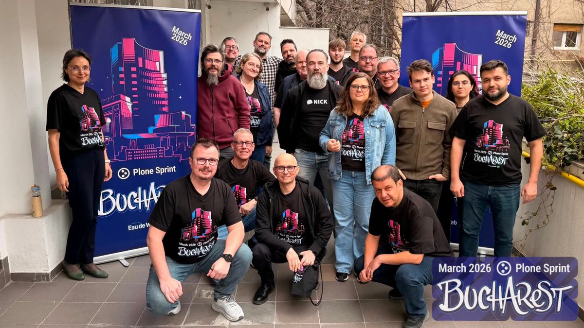 Plone CMS tweet media