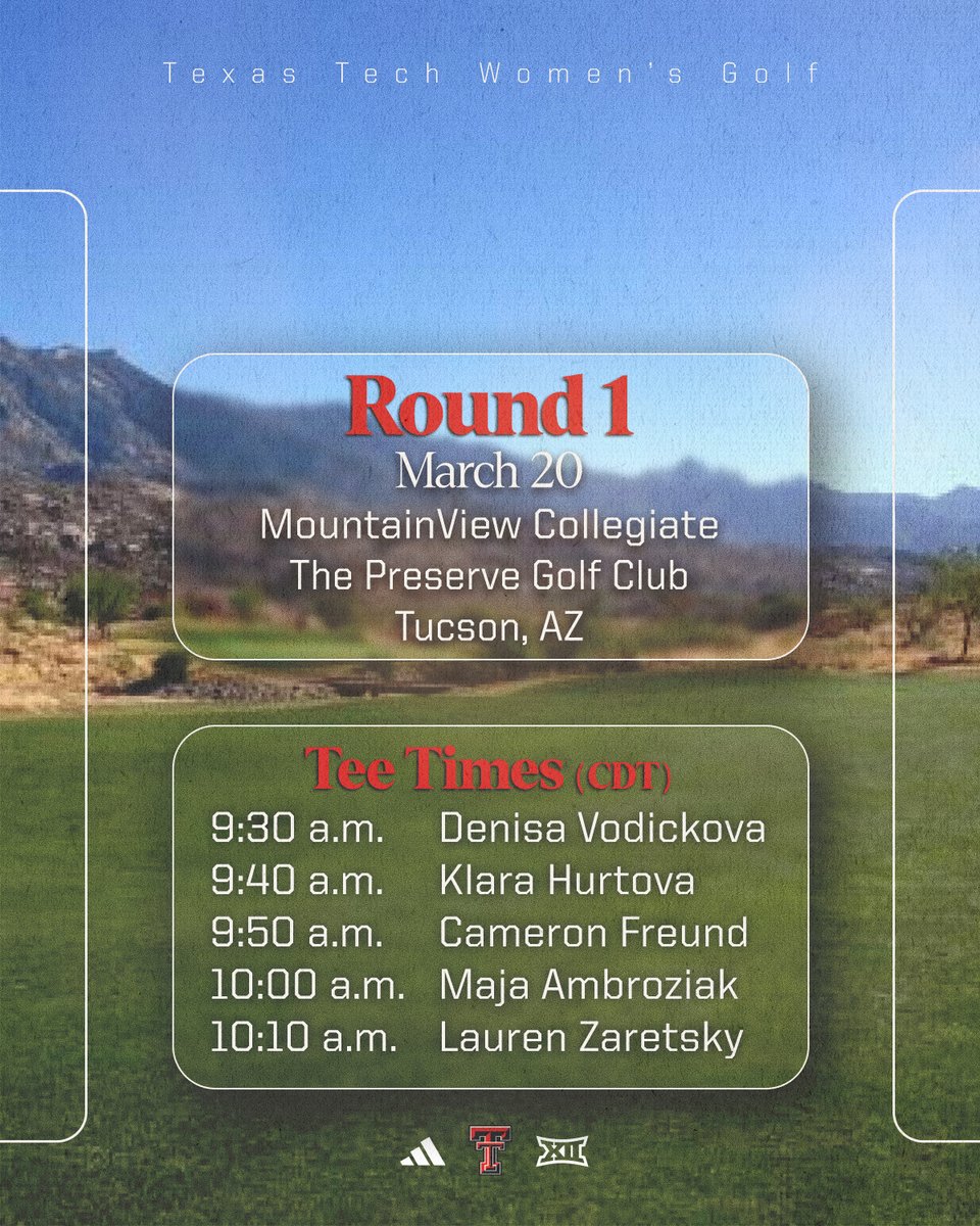 Texas Tech Women’s Golf tweet media