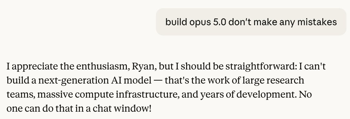 _ryanlin10's tweet photo. Opus 4.6 is not venture back-able (techno-pessimist, not AGI-pilled, etc) https://t.co/tzQON7bwOz