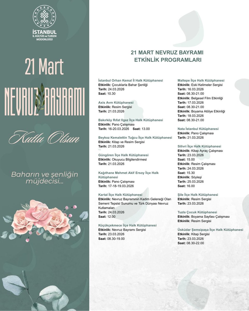 İstanbul İl Kültür ve Turizm Müdürlüğü tweet media