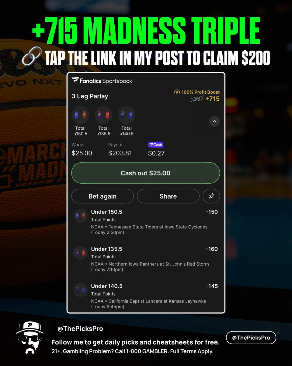 JT @ PicksPro tweet media