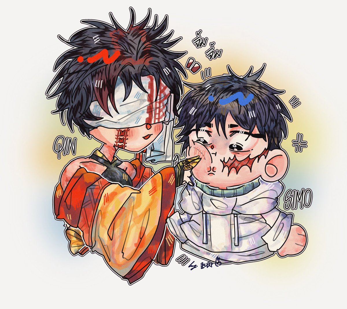 ﾟ・*:｡.+・ﾟﾟ・*:.⁽⁽ପ(  ˘͈ ᵕ˘͈)ଓ⁾⁾

#Qinsimo
#ฉินโม่