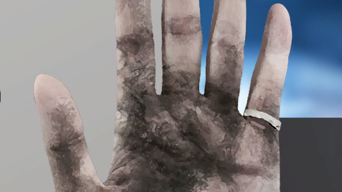 UnlockedChief's tweet photo. @handsoftime28 @CultureCrave I would like to invite you to take a closer look at Sherry's wed finger. You can clearly see there's a mark of the size of an wedding ring, "accidentally". https://t.co/ilOAiHZSBQ