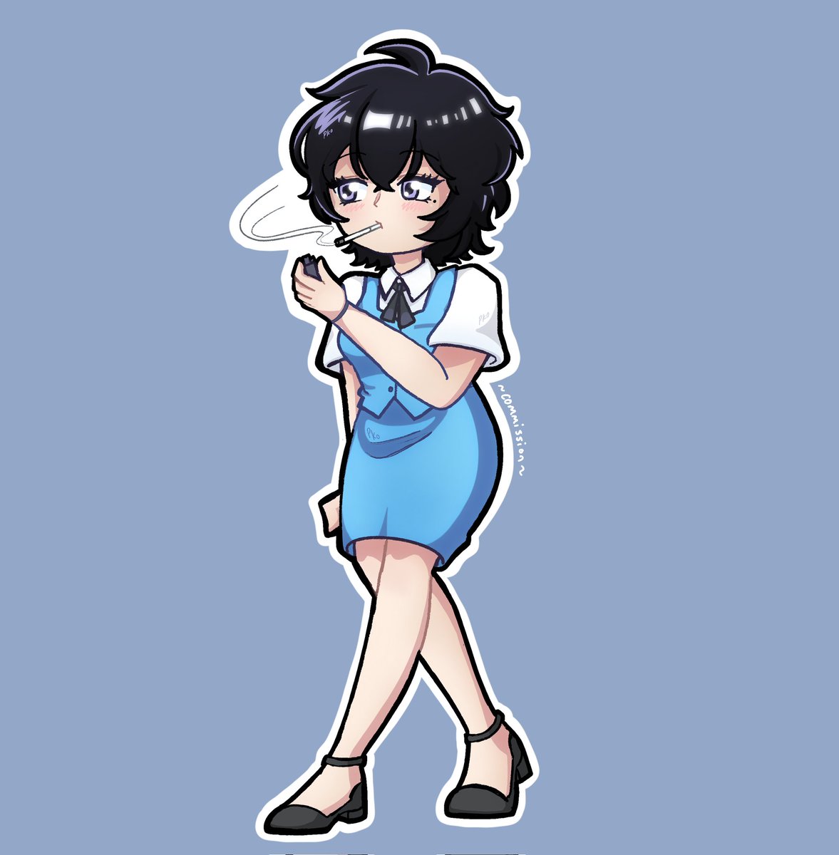 peach1ko's tweet image. another commission!!!!
Reiko from Kowloon Generic Romance for @TI_Anime
p.s. go check out their podcast and everything, they're awesome! 
d(&amp;gt;∇&amp;lt;；) ♡

#commissions #kowloon #kowloongenericromance