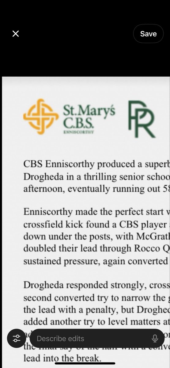 St Mary's CBS Enniscorthy, An Edmund Rice School tweet media