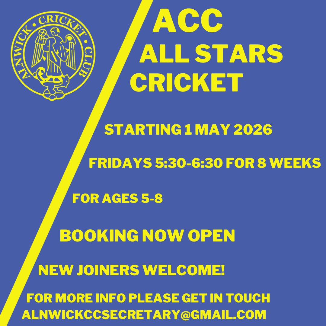 Alnwick Cricket Club tweet media