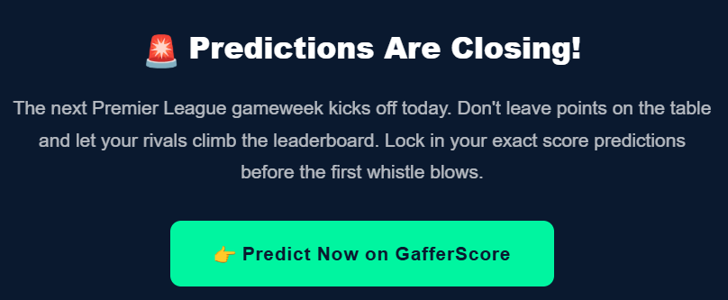 Gafferscore tweet media