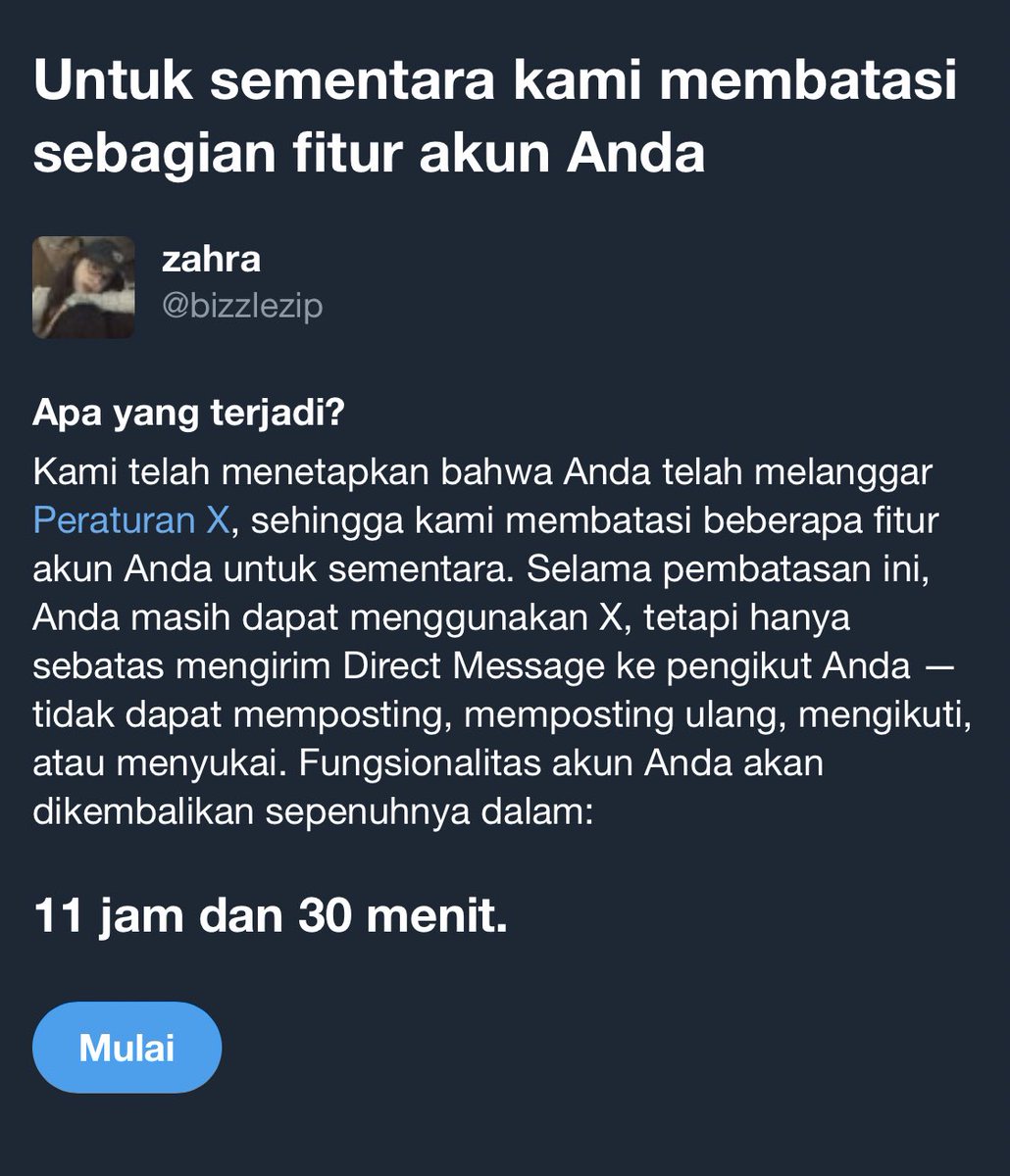 zahra tweet media