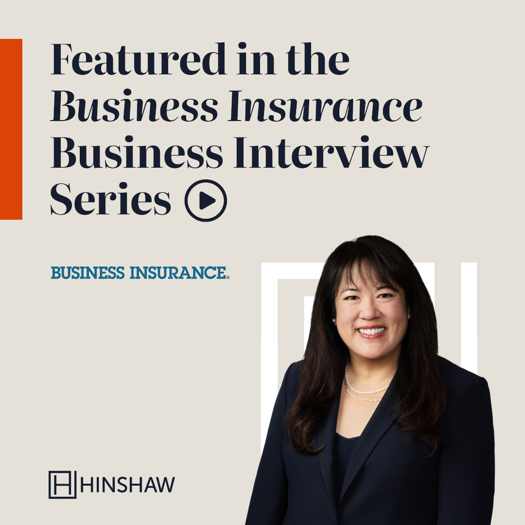 hinshaw's tweet image. Watch Lucy Wang discuss in the Business Interview series how recent California insurance regulatory reforms have impacted policyholders and insurers.

Via @BusInsMagazine: hinshawlaw.com/en/insights/in…

#InsuranceLaw #CaliforniaInsurance #Wildfires #ClimateChange