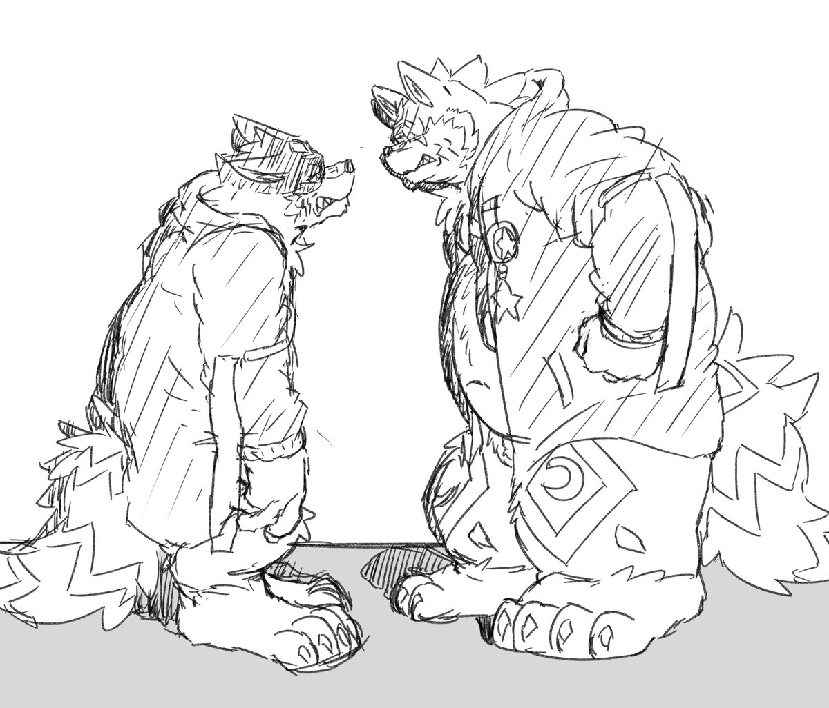 闇ガルムちゃんとデブ闇ガルムちゃんってお互いがお互い存在そのもの絶対に認めない奴として扱って喧嘩勃発してそう。