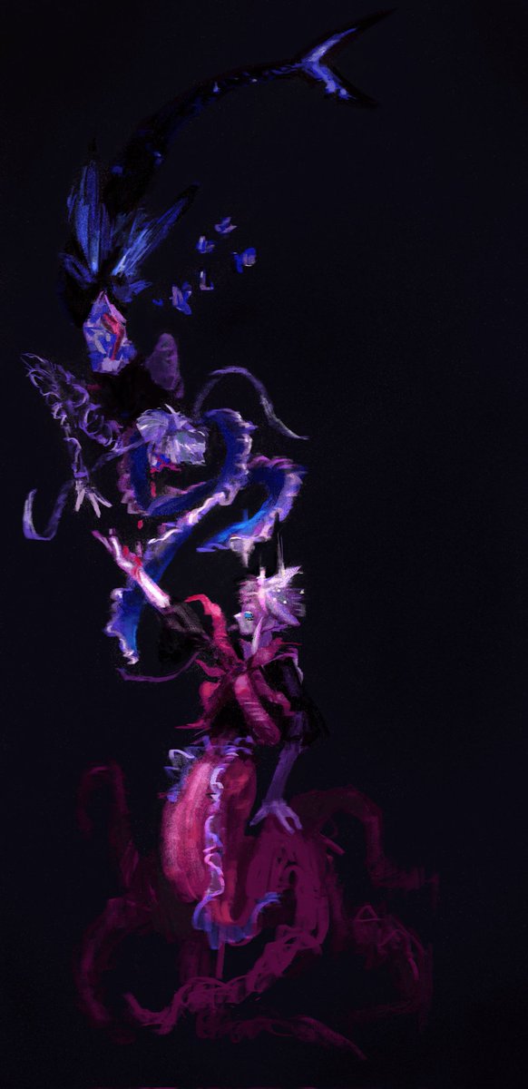 please open to see the full image 
My friend's sky oc design.