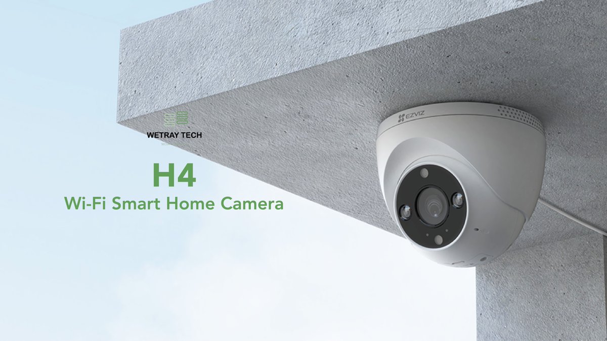 WetrayT's tweet photo. Stay one step ahead with the H4. Enjoy crystal-clear 2K video, AI detection that reduces false alerts, and active defense with siren and lights for total peace of mind.

#EZVIZ #SecurityCamera #SmartSecurity #HomeProtection https://t.co/Cmg6i0MnzK