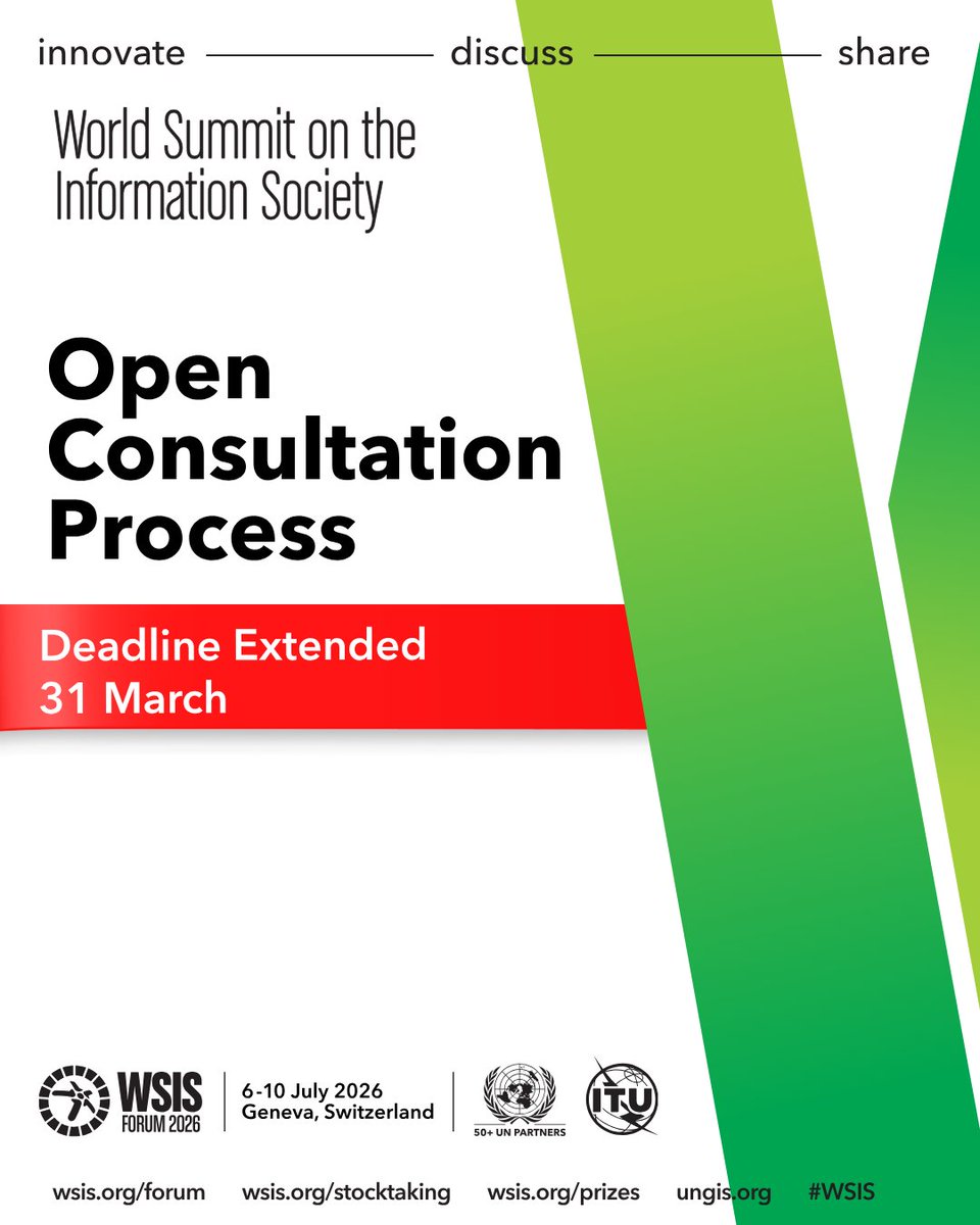 World Summit on the Information Society (WSIS) tweet media