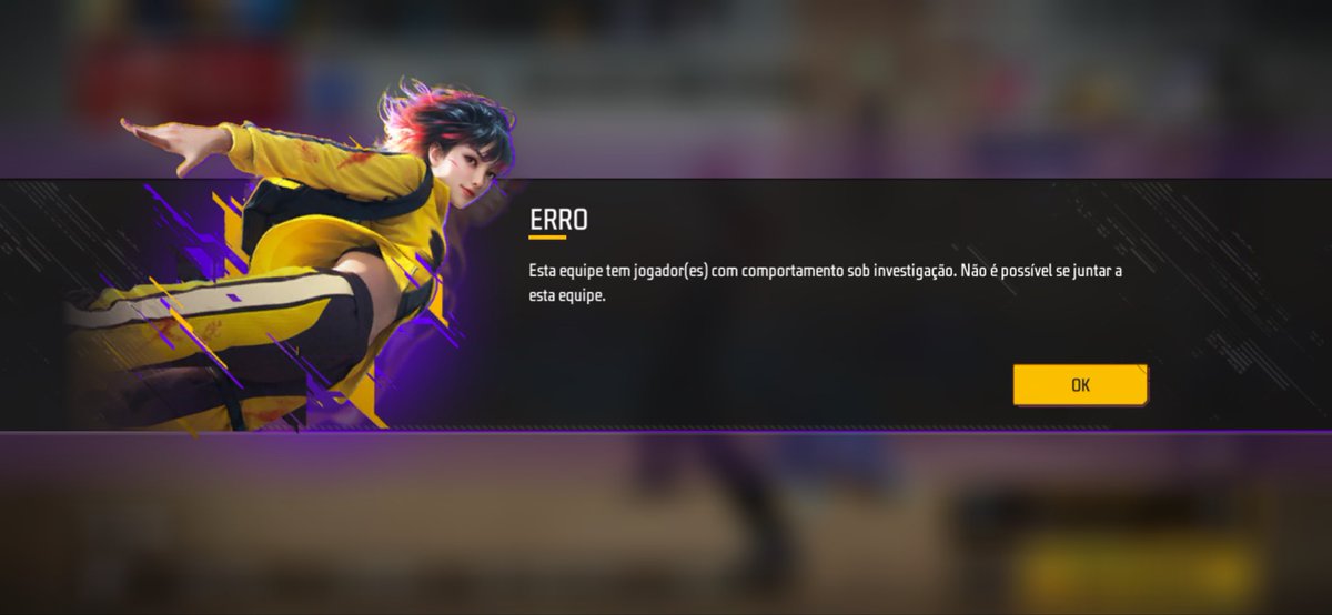 orobertmurilo's tweet photo. Ae Rpzda já faz um tempo q minha conta tá assim qnd vou entrar num squad com amigos como q faz pra arrumar isso ? 
#freefire @SuporteGarena @FreeFireBR @freefirelatino https://t.co/Jk5MRMB6cP