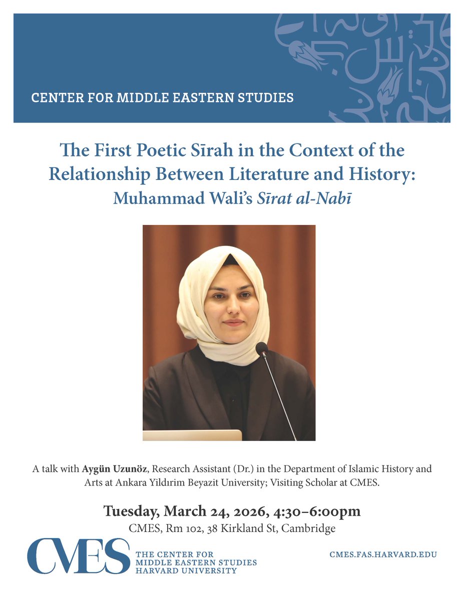 Harvard CMES tweet media