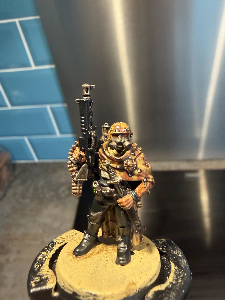 BushWookie1's tweet photo. Been sat on these guys for awhile but finally completed my Gaunt’s Ghosts

#warhammer40k #ImperialGuard #AstraMilitarum https://t.co/dZydALSbnz