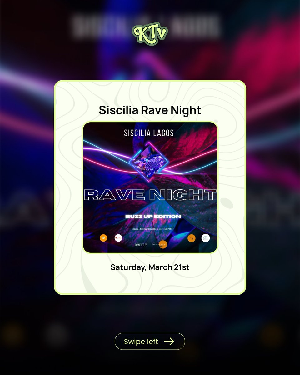 lagoskalenda's tweet image. Events you must attend this weekend! 😉✨ Let us know which you will be pulling up to?👇🏾

Save this post and share it with someone you want to be outside with. ✨

#eventsthisweekend #funthingstodo #raves #lagoskalenda