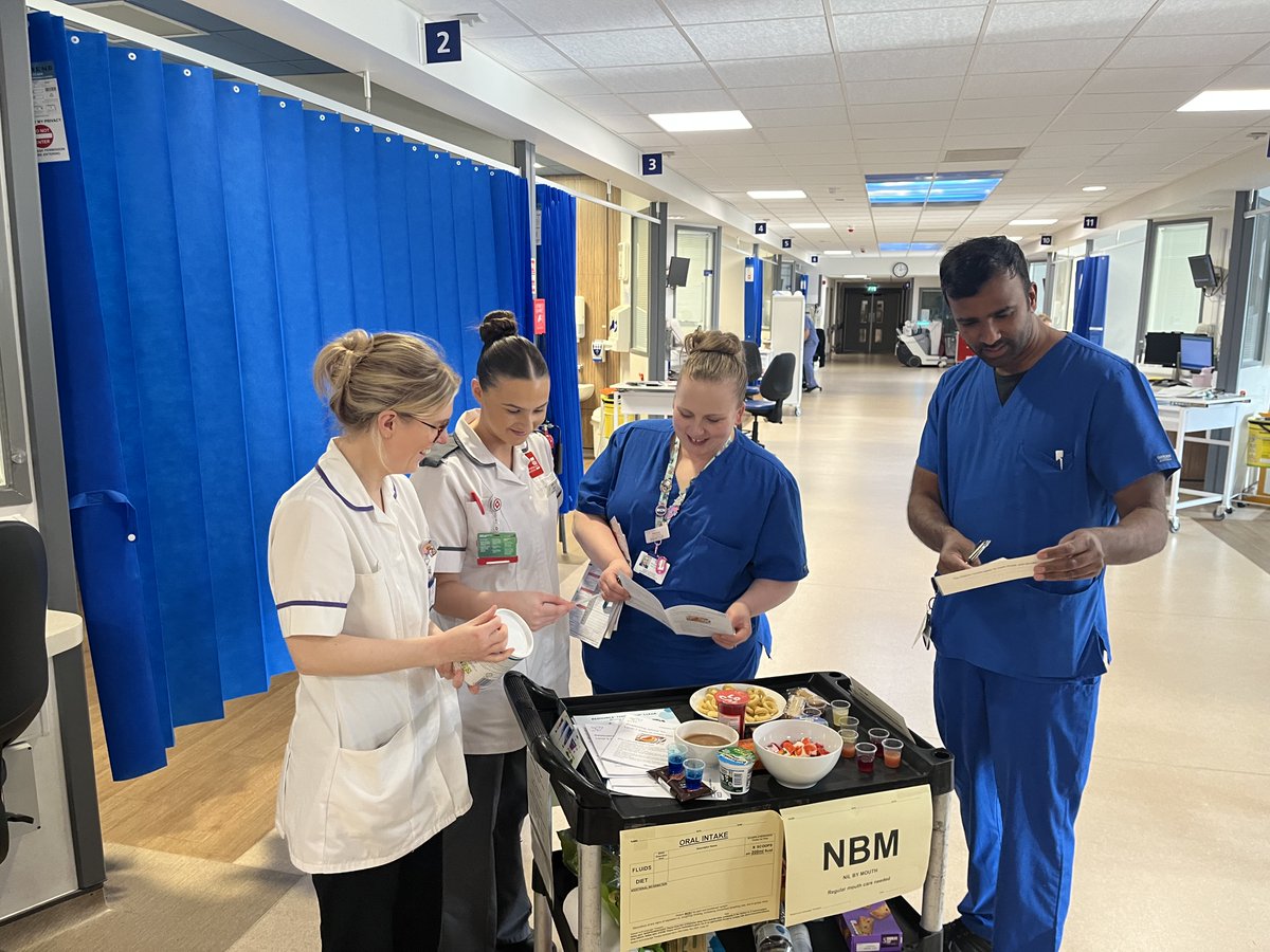 MidCheshireSLT's tweet photo. Day 5 of #NHweek!
Our SLTs have been raising awareness of swallow safety and IDDSI levels across the hospital — from the crossroads to the wards. Huge thank you to everyone who got involved! 🧡🫶
@MidCheshireNHS #dysphagia #SpeechandLanguageTherapy https://t.co/0wobksCzE3