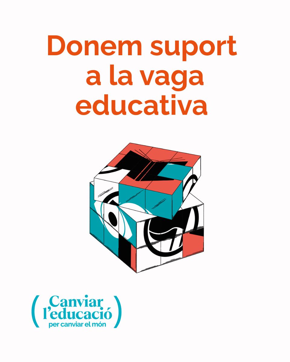 Lafedecat's tweet photo. 📢 Donem suport a la vaga i a les mobilitzacions educatives perquè només amb recursos i condicions dignes podrem avançar cap a una educació crítica i transformadora https://t.co/bRIlagEJjJ