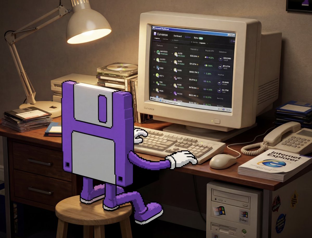 Curvance Intern 💾 (Floppy Arc) tweet media