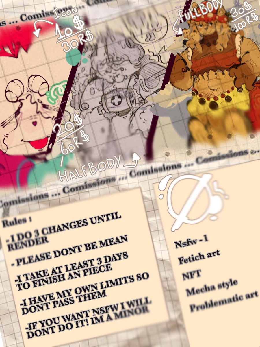 Nappy COMISSIUS OPEN - BDAY 04/18🎂 tweet media