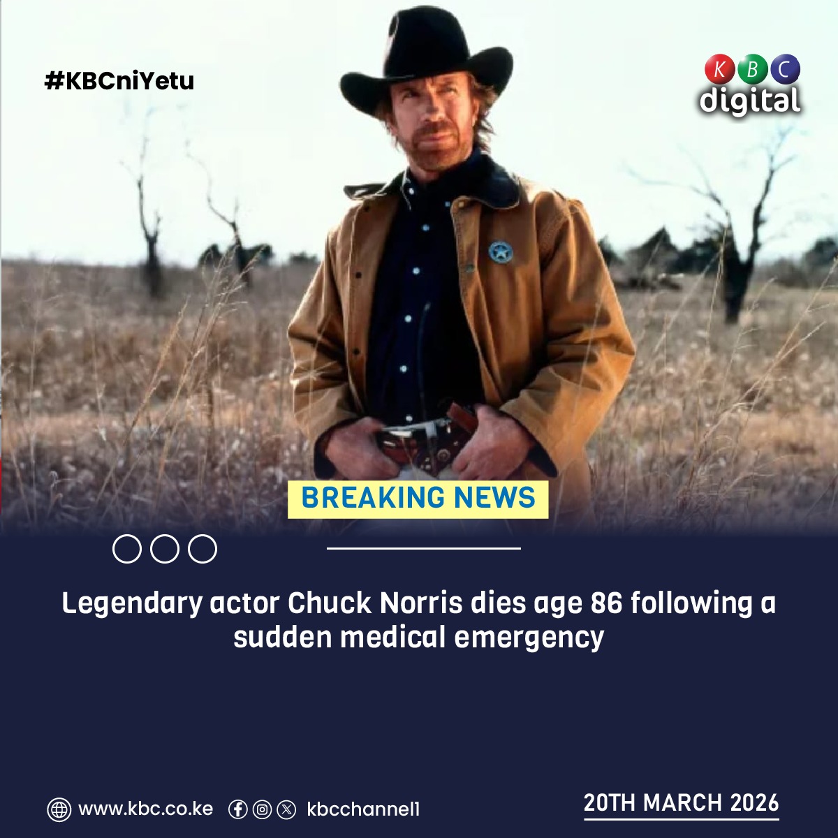 KBC Channel 1 News tweet media