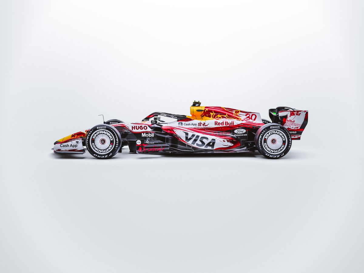 redbullmotorJP's tweet photo. 【🚨明日以降】
Visa Cash App Racing Bullsが発表したスペシャルリバリーのマシンが各地に出没予定!! 📸💨

さらに ──
明日 3/22 8:00AM〜
豪華キャンペーン開催...⚡️

本アカウントの投稿を要チェック!!👀
@redbullmotorJP 

#RedBull #翼をさずける https://t.co/hBhKmilsrt