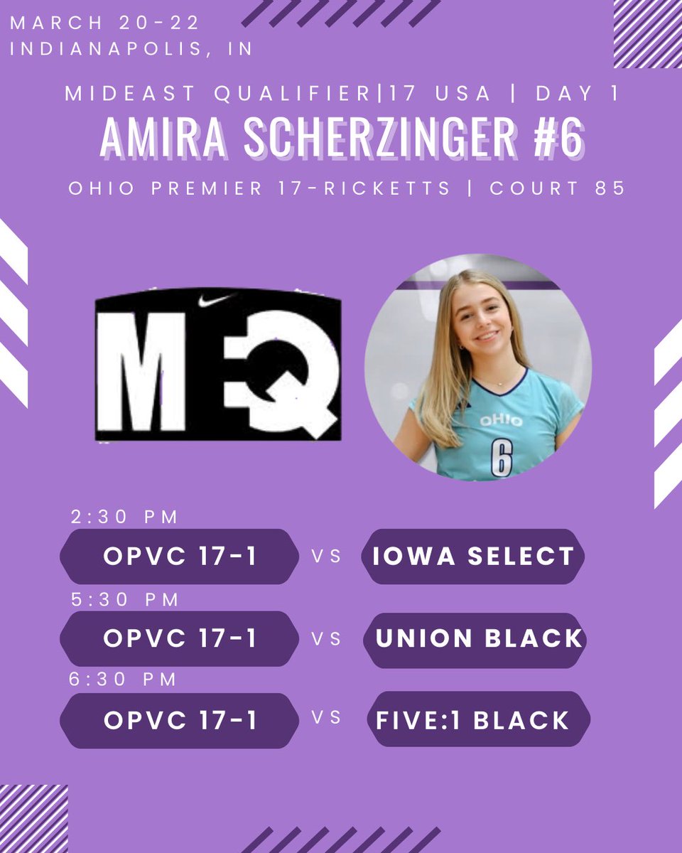 amirascherz_vb's tweet photo. So ready for MEQs this weekend! Ready to showcase all the hard work my team and I have put in these past few weeks! 

@PrepDigOH @ohiopremiervc #2027pin https://t.co/ebmUyQycgz