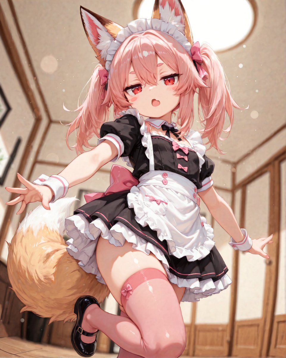 今日はメイドで～す✨️
#AIart︎ #AIイラスト
SFW illustration