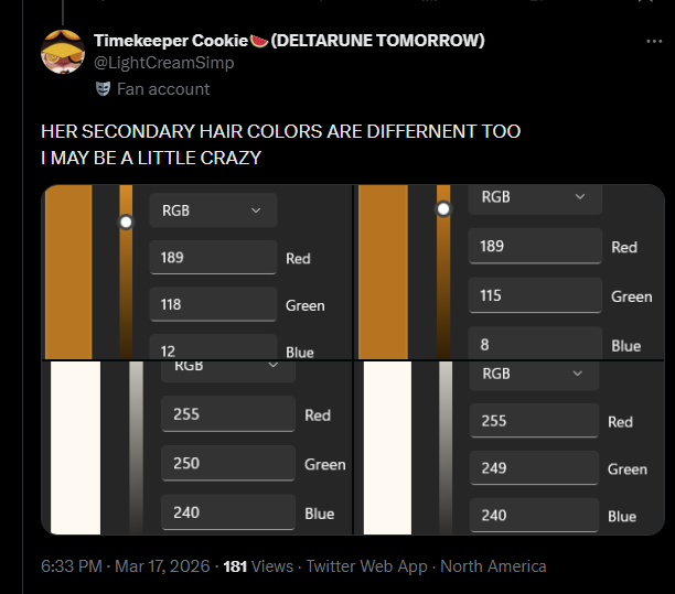 Timekeeper Cookie🍉(DELTARUNE TOMORROW) tweet media