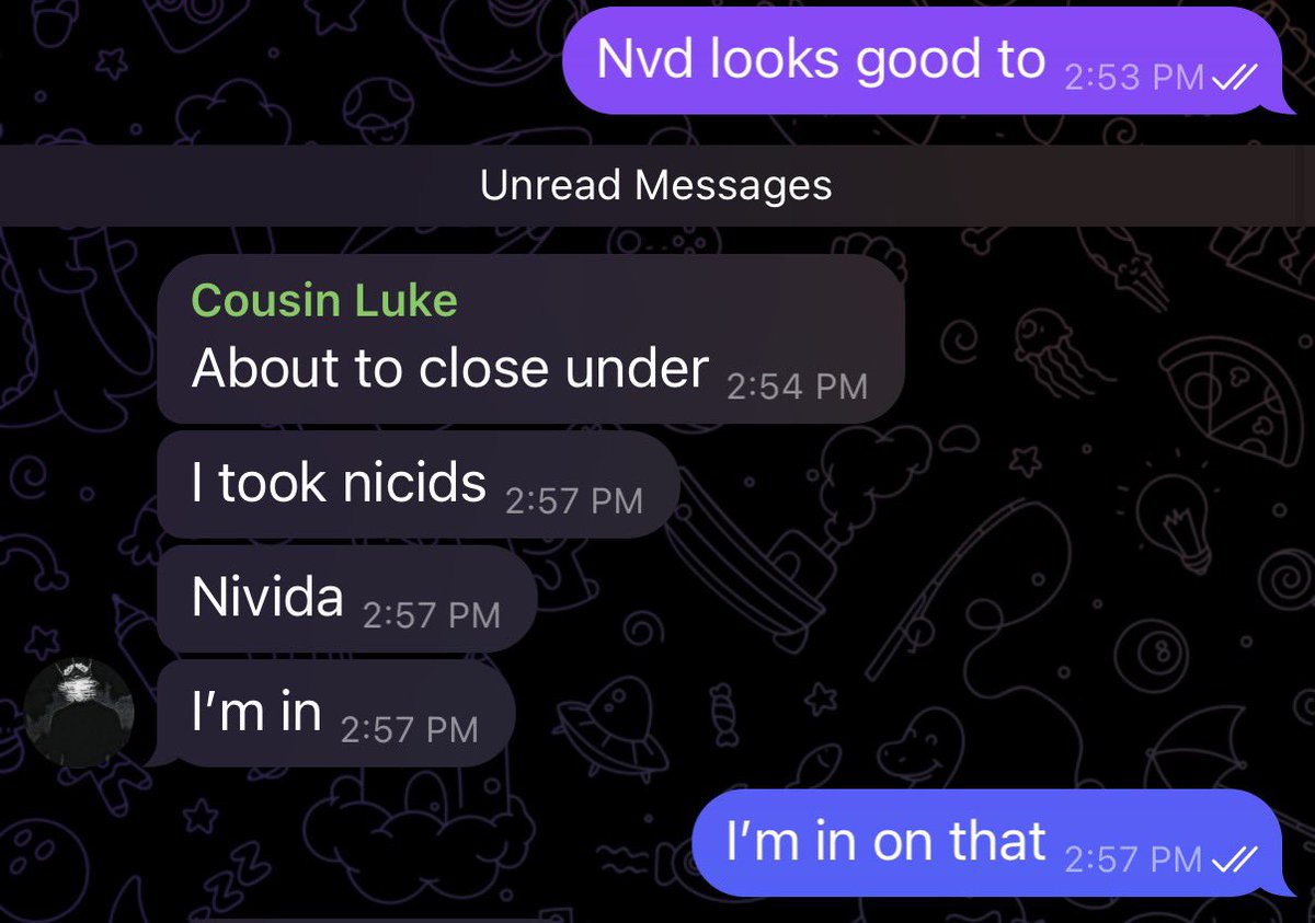 TKtradingz's tweet photo. Took $NIVID puts 

Telegram was notified immediately https://t.co/Av4yyJvr1s