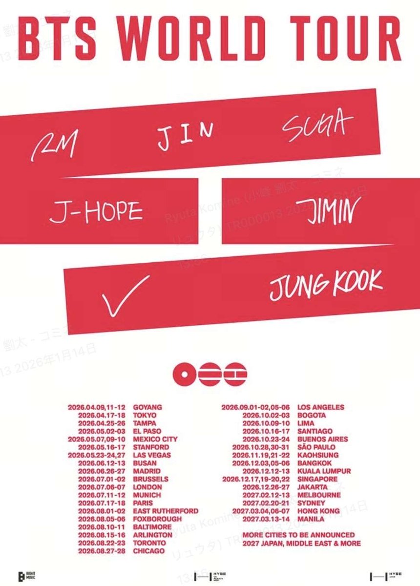 hiam2sun's tweet photo. OMG... The BTS 2026 Full Group Tour in Taiwan is CONFIRMED for Kaohsiung, not Taipei?! 🙌

The 2026 full-group comeback and World Tour are officially happening! 

And the Taiwan stop this November is confirmed for Kaohsiung instead of Taipei!

I looked it up, and Kaohsiung has the National Stadium which holds over 50,000 people. 

I guess that's why all the massive global pop stars and huge idol tours are heading there lately. 

Since it's so big, I'm hoping I can at least snatch one seat... 

but thinking about ARMYs from all over the world flocking there is already giving me major ticketing anxiety. 😇

Has anyone here been to a concert in Kaohsiung for BLACKPINK or other big artists? 

I'm curious about the view and the sound quality! 

Also, is the ticketing process in Taiwan very different from other places? 

Please share your tips for traveling to Kaohsiung for a concert!! 🙏