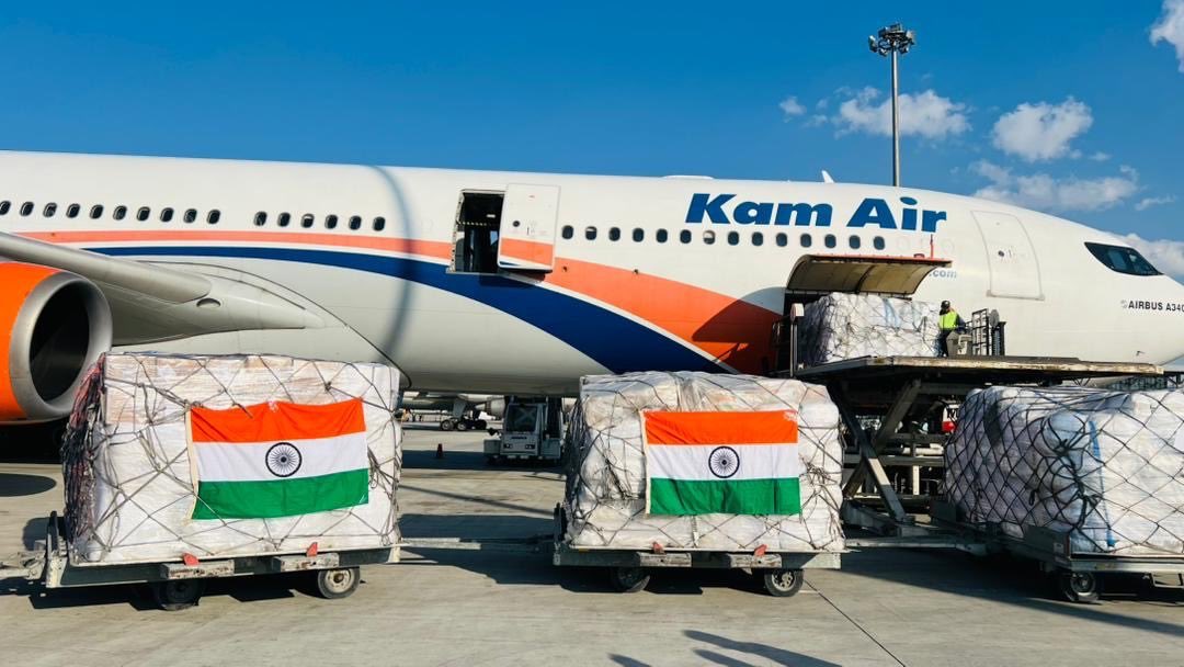 India has sent 2.5 ton medical aid to Afghanistan after Pak attacked and killed over 400 innocents at a Hospital in Afghanistan. 

I believe our Afghan brothers need more than that.. drones and anti aircraft guns.. maybe a battery of Aakash if possible. Don’t be so nice to Pak.