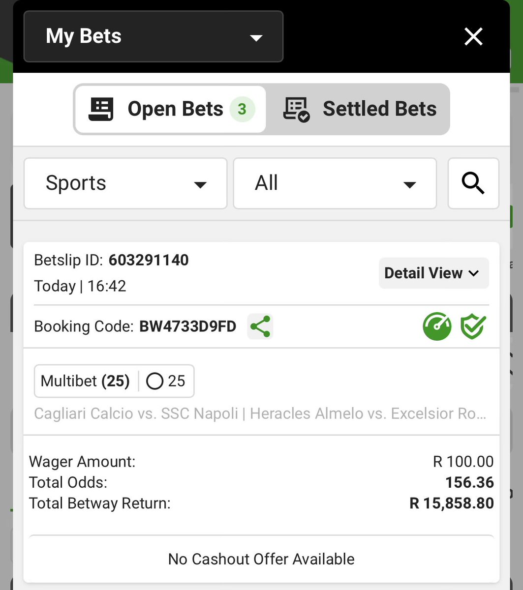 156 odds 🚂 

Multi Bet betslip BW4733CD0F betway.co.za/book-a-bet-res…