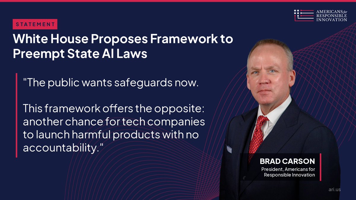 Americans for Responsible Innovation tweet media