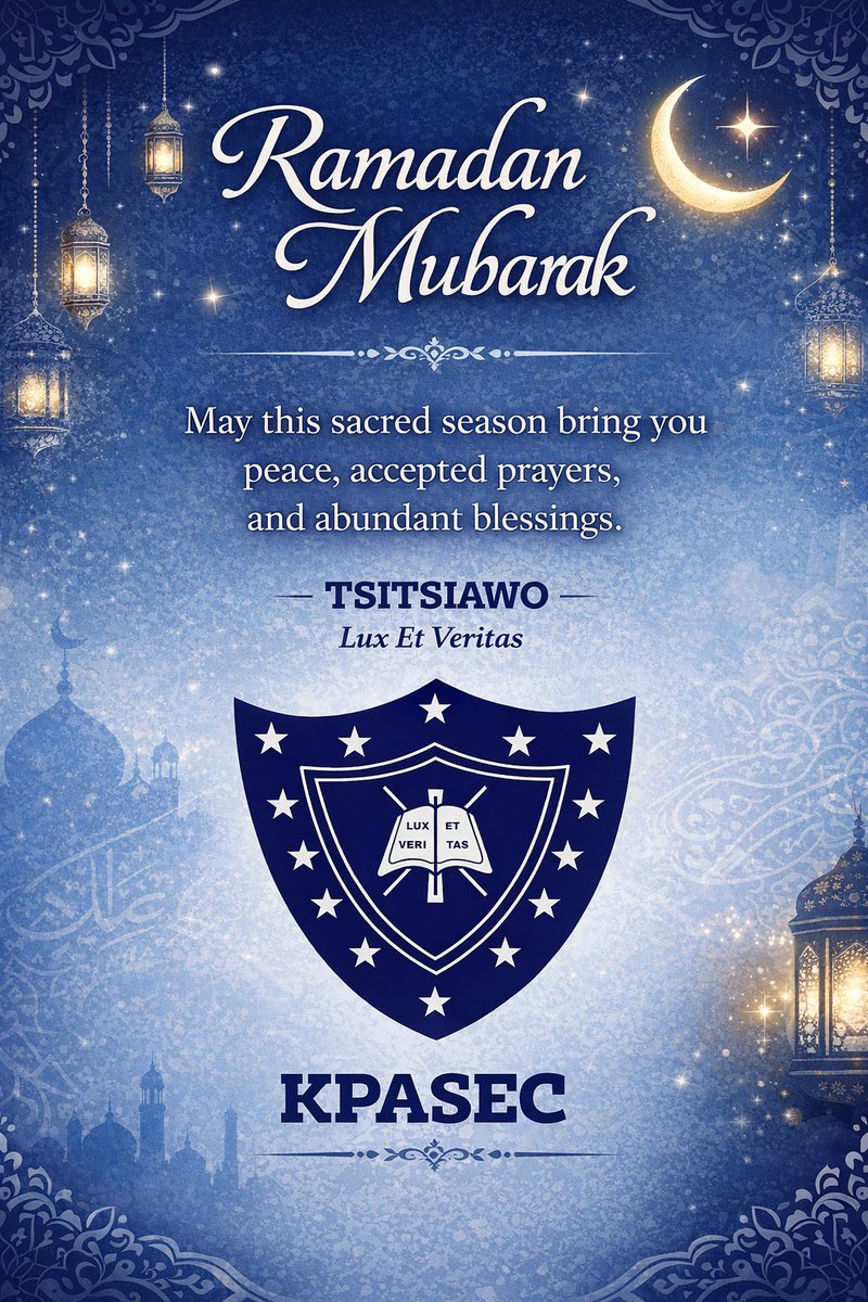 Eid Mubarak 
#TSITSIAWO
#LuxEtVeritas
#Light&amp;Truth