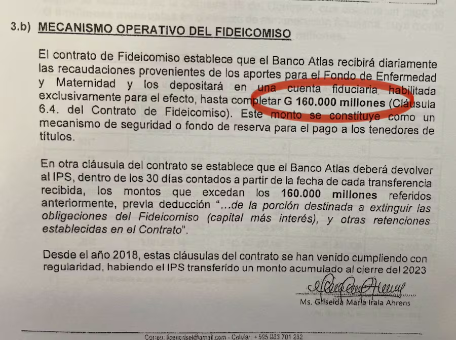 fondospy's tweet photo. @ABCDigital @MaritoAbdo A esto se suma otro dato poco mencionado:

Los informes del IPS muestran que el ente también mantenía importantes inversiones en Banco Atlas, incluyendo más de G. 115.000 millones en instrumentos financieros. https://t.co/ykOgs7clBe