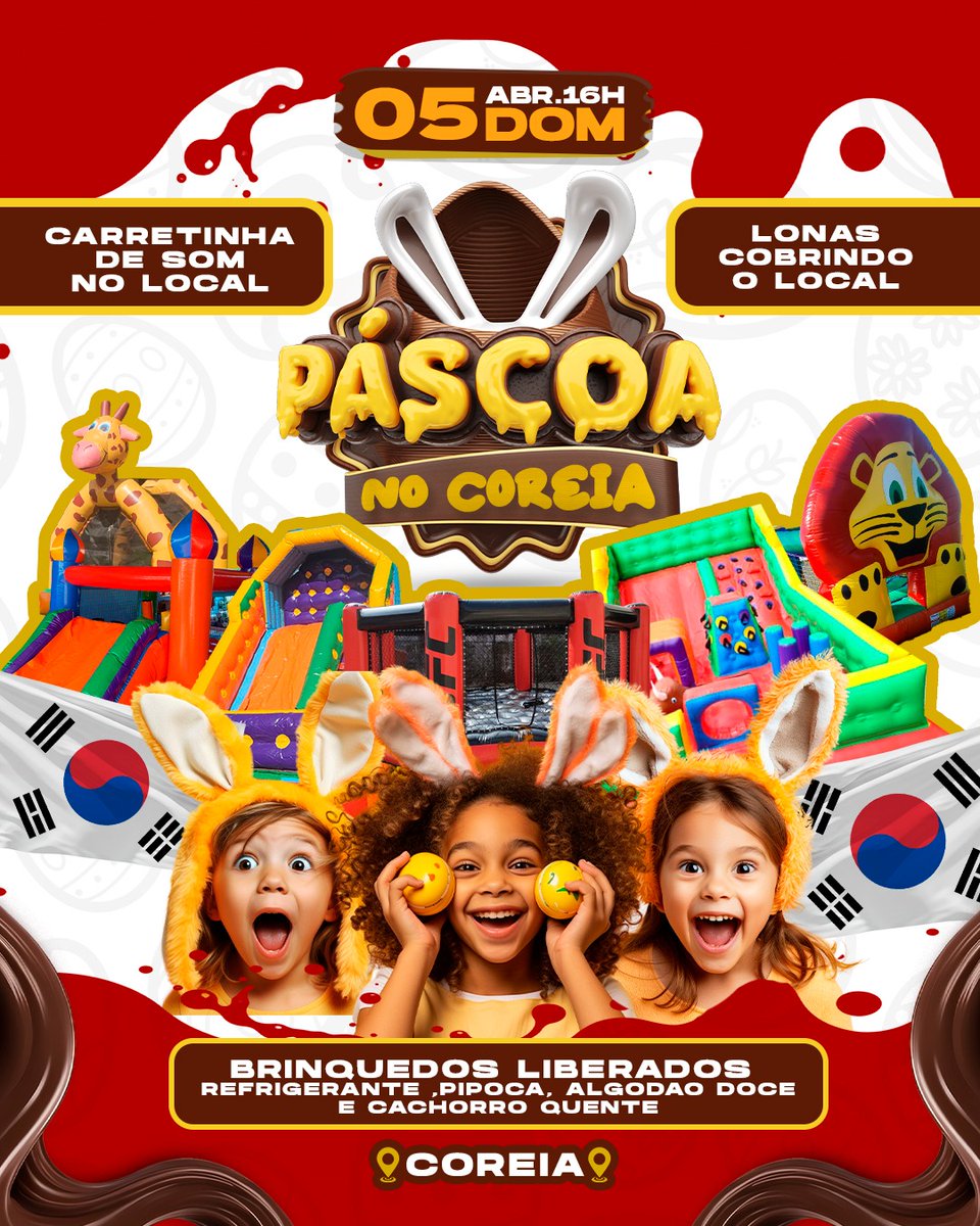 Páscoa como de costume é pelo 🇰🇷🥳