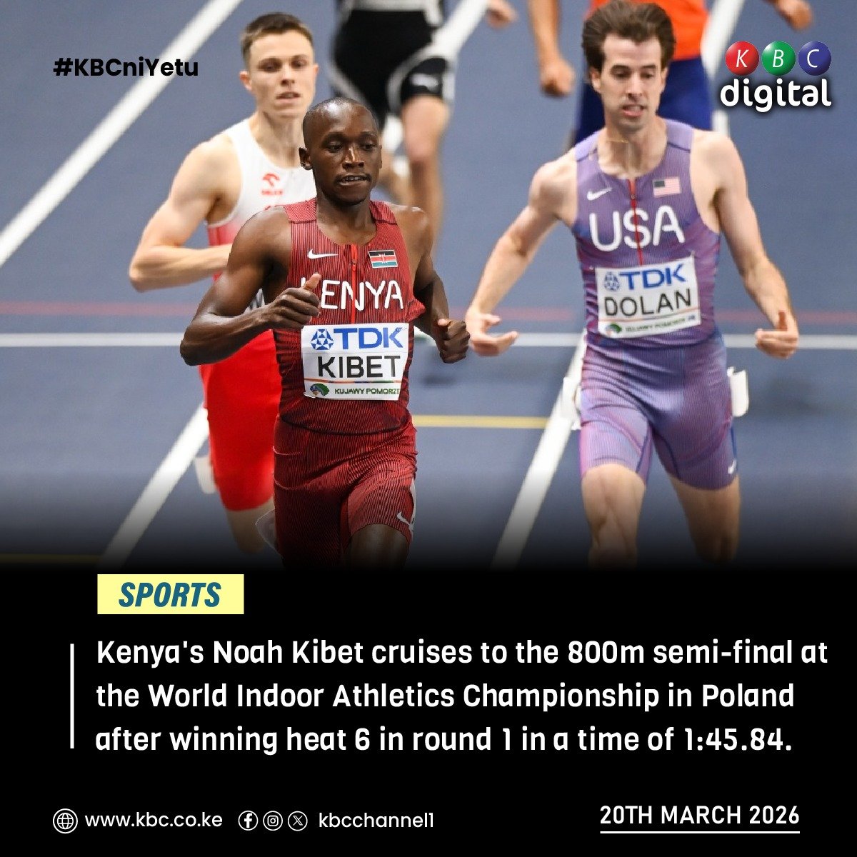 KBC Channel 1 News tweet media