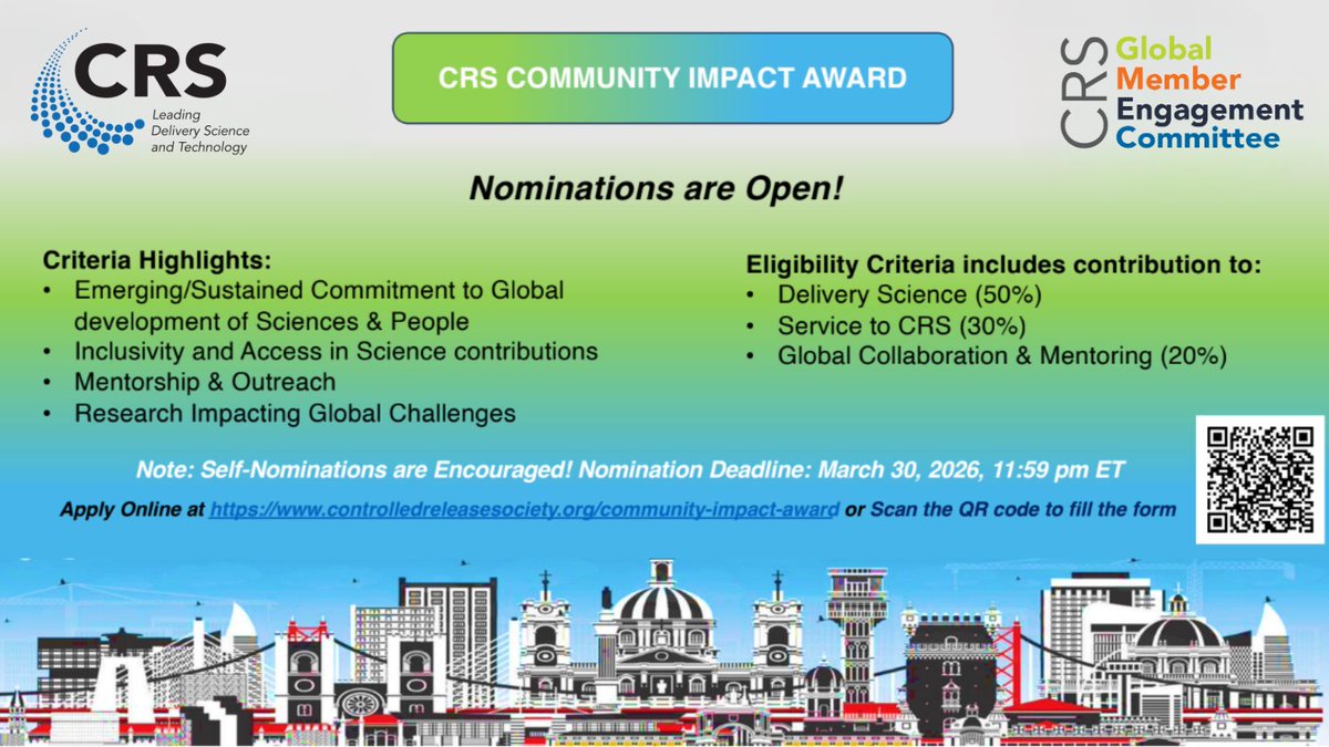 Controlled Release Society tweet media