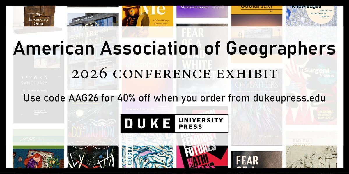 Duke University Press tweet media