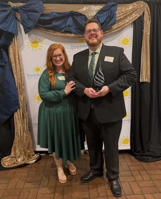 OvertonISD's tweet photo. Please join us in celebrating  our incredible Band Director, Mr. Preston Parker, who was honored last night with the Arts Teaching Excellence Award (High School Level) by Young Audiences at the 15th Annual Arts in Education Awards Gala held at Willow Brook Country Club in Tyler. https://t.co/yuZoNm7uuj