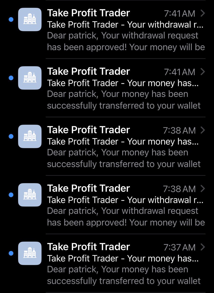 I do love waking up to Withdrawal APPROVED and money in my bank!!! 

Over $50k in Payouts this week from 5 accounts. 

Let’s go!
