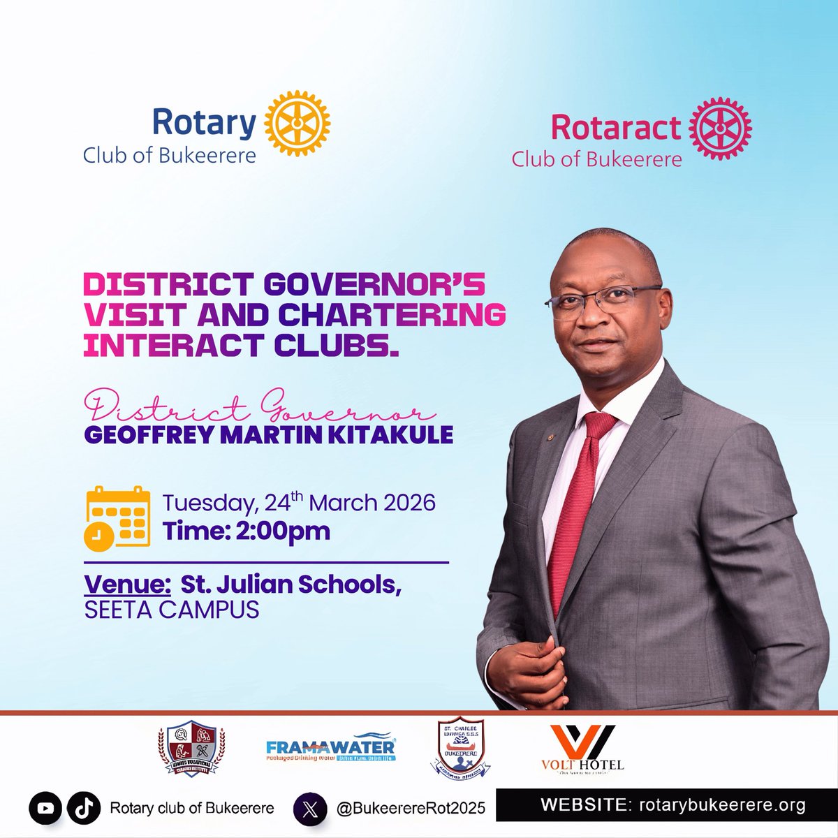 Rotaract club of Bukerere tweet media