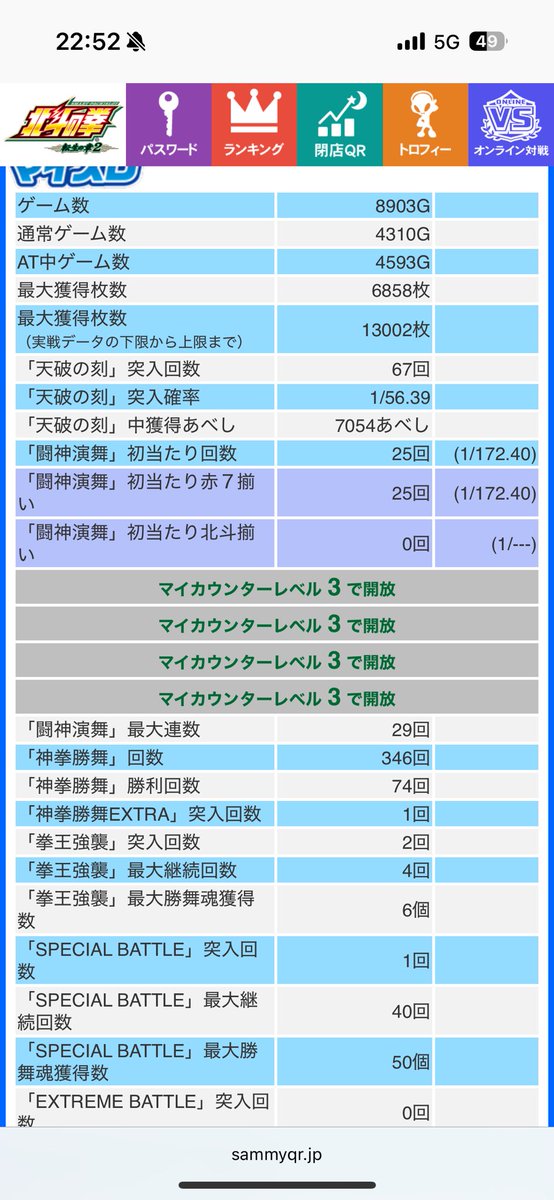 resan558787's tweet photo. 🌈って言いたくなる内容だけどまあ🦒
天破やりすぎて通常時苦痛じゃなかった https://t.co/7N5ZsUNlN6